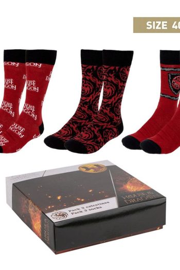 House of the Dragon Socks 3-Pack 40-46