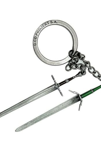 The Witcher III: Wild Hunt Keychain Geralt Two Swords