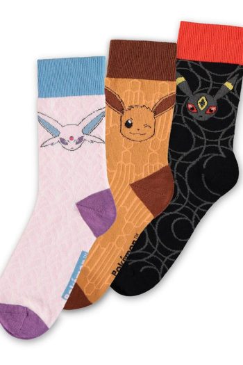 Pokémon Socks 3-Pack Eevee Evolution 2.0 35-38