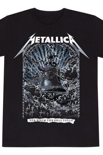 Metallica T-Shirt For Whom The Bells Toll Black Size M