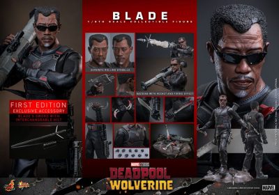Deadpool & Wolverine Movie Masterpiece Action Figure 1/6 Blade 30 cm by Hot Toys - immagine 17