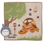 My Neighbor Totoro Mini Towel Bus Stop 25 x 25 cm