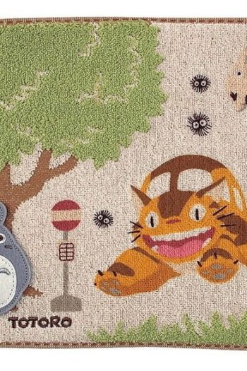 My Neighbor Totoro Mini Towel Bus Stop 25 x 25 cm