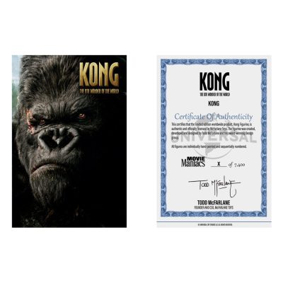 King Kong (2005) Movie Maniacs PVC Statue Kong 17 cm by McFarlane - immagine 6