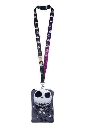 Nightmare before Christmas Lanyard Jack Deluxe with Pouch Card Holder