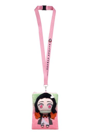Demon Slayer: Kimetsu no Yaiba Lanyard Nezuko Deluxe with Pouch Card Holder