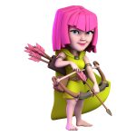 World of Clash Minix Figure Archery 12 cm