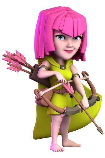 World of Clash Minix Figure Archery 12 cm