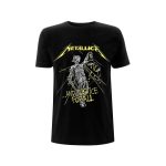 Metallica T-Shirt And Justice For All Tracks Black Size XL