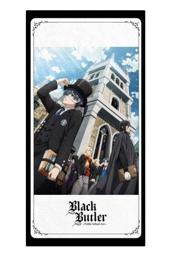 Black Butler: Public School Arc Towel Ciel & Sebastian 150 x 75 cm