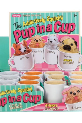 Pup in a Cup Squeeze Figures Display (12)