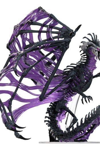 D&D Icons of the Realms Boxed prepainted Miniatures Black Dracolich 30 cm