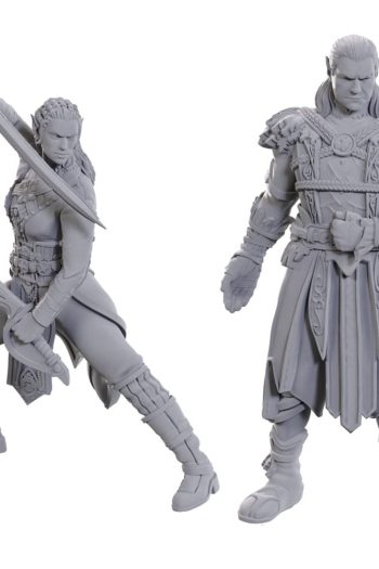 D&D Nolzur's Marvelous Miniatures Unpainted Miniature Jaheira & Halsin