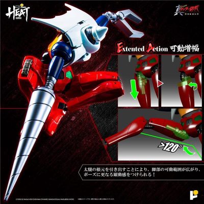 Metal Heat Getter Robo Armageddon - Getter 2  ristampa (Armageddon Ver.) by Pose Plus - immagine 6