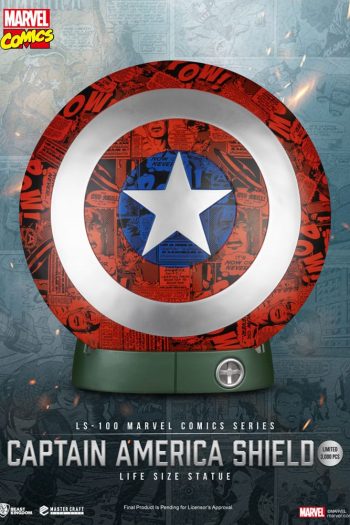 Marvel Comics PVC Captain America Shield Life Size Statue 64 cm