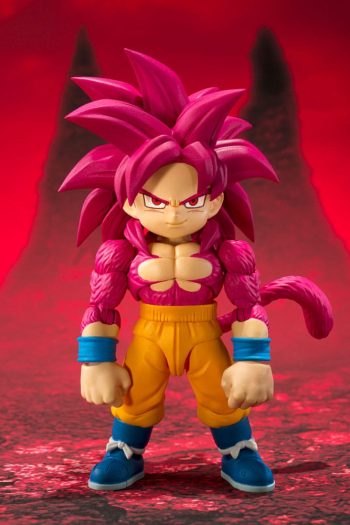 Dragon Ball Daima S.H.Figuarts Action FigureSuper Saiyan Level 4 Son Goku (mini) 8 cm