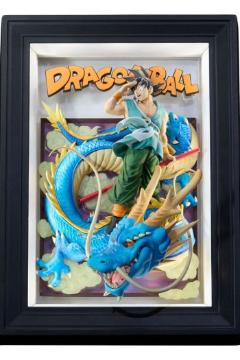Dragon Ball Z Tamashii Art 3D Relief Picture Son Goku & Dragon 27 cm