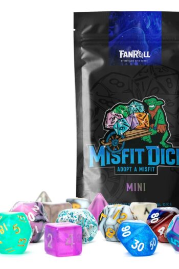 Misfit Dice Set Blind Bag Display Mini 2 Pack Assortment (12)