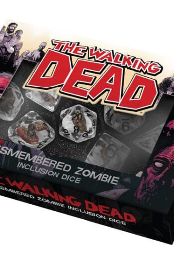 The Walking Dead  Dice Set Dismembered Zombie