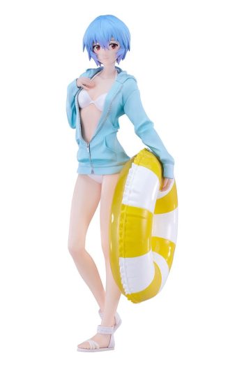 Rebuild of Evangelion Pop Up Parade L PVC Statue Beach Queens: Rei Ayanami 22 cm