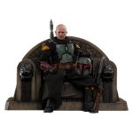 Star Wars: The Mandalorian Action Figure 1/6 Boba Fett Repaint Armor and Throne Special Edition 30 cm