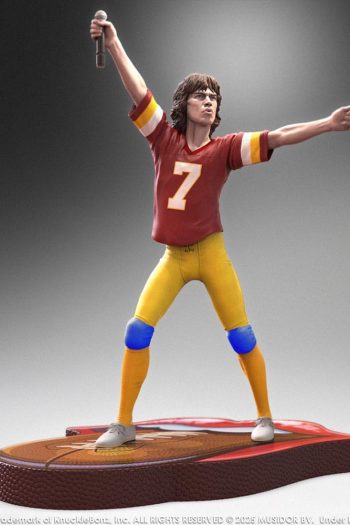 Rolling Stones Rock Iconz Statue Mick Jagger US Tour 1981 (Burgundy Jersey) 22 cm