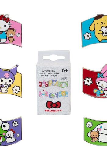 Sanrio by Loungefly Enamel Pins Sanrio & Friends Color Block Blind Box Assortment (12)