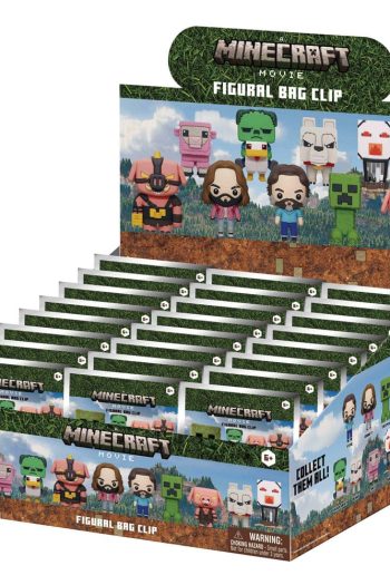 Minecraft 3D PVC Bag Clips Series 1 Display (24)