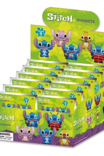 Lilo & Stitch 3D Magnets Stitch Series 6 Blind Pack Display (12)