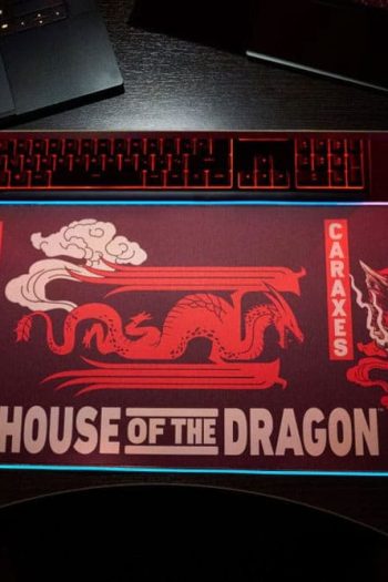 House of the Dragon Mousepad with Mobile Charger