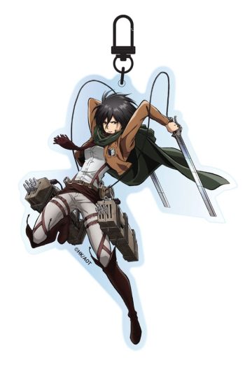 Attack on Titan Acrylic Keychain Mikasa Ackermann