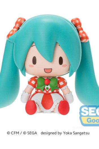 Character Vocal Series 01: Hatsune Miku Fuwa Petit Chibi Figure Hatsune Miku x Love and Berry Dress Up and Dance! Lovely Strawberry 8 cm