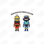 Grendizer alcor + actarus figures duo pack Goldrake