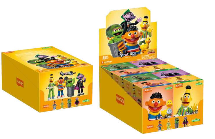 x_blke-74845 Sesame Street Blokees PreCool Series 2 Plastic Model Kits Assortment (8) - immagine 1