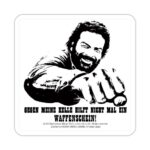 Bud Spencer Tin coasters Kelle 10 x 10 cm