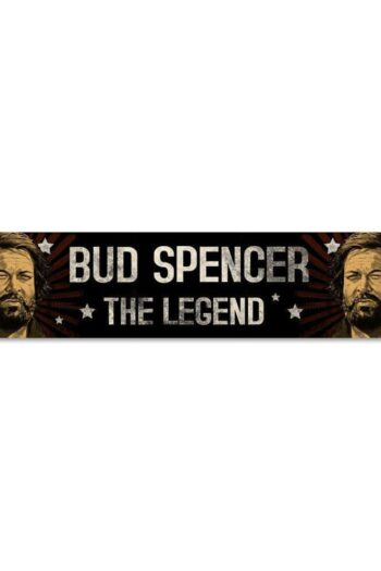 Bud Spencer Tin Sign with Magnet The Legend 16 x 3,5 cm