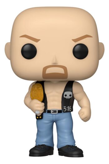 WWE POP! Vinyl Figure SC Steve Austin w/Belt 9 cm