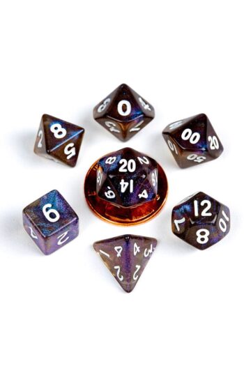FanRoll Mini Dice Set Stardust Galaxy (7)