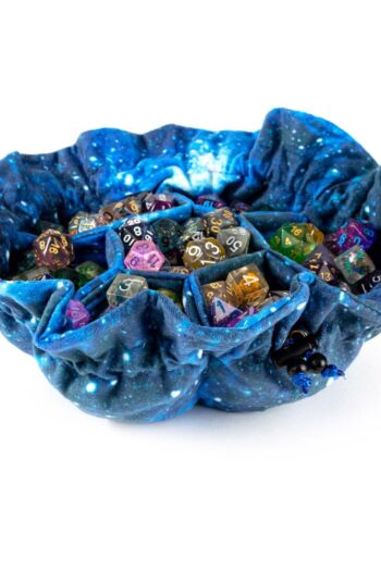 FanRoll Dice bag with compartments Velvet Galaxy