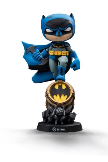 Batman Mini Co. PVC Figure Batman on Bat-Signal (Blue Variant) 15 cm