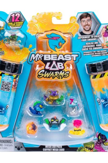 Mr. Beast Lab Swarms Mini Figures 12-pack Mega Lab 1 3 cm Assortment (4)