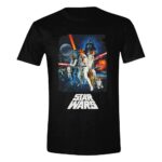 Star Wars A New Hope T-Shirt Retro Poster Size L