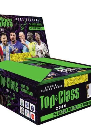 FIFA Top Class 2025 Trading Cards Fat Packs Display (10)