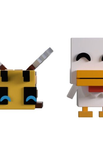 Minecraft Vinyl Figures Bee and Chicken Monitor Buddiez