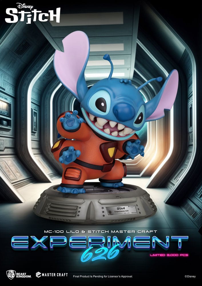 x_bkdmc-100 Lilo & Stitch Master Craft Statue Experiment 626 39 cm - immagine 1