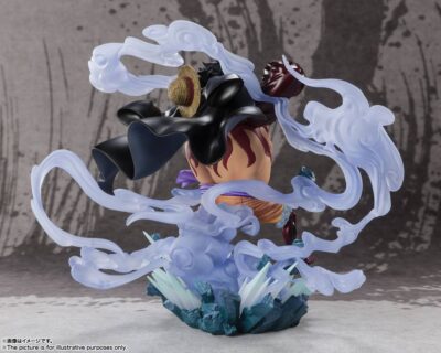 One Piece FiguartsZERO PVC Statue Extra Battle Monkey D. Luffy from GEAR4 21 cm by Bandai - immagine 4