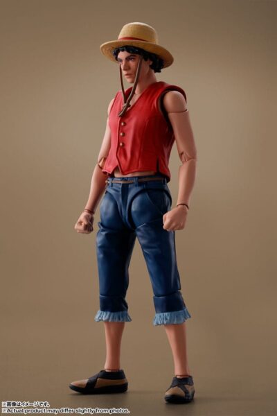 One Piece S.H. Figuarts Action Figure Monkey D. Luffy (Netflix) 14 cm by Bandai - immagine 2