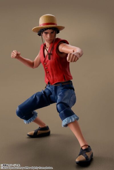 One Piece S.H. Figuarts Action Figure Monkey D. Luffy (Netflix) 14 cm by Bandai - immagine 3