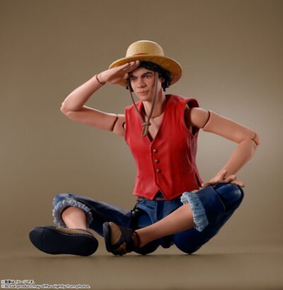 One Piece S.H. Figuarts Action Figure Monkey D. Luffy (Netflix) 14 cm by Bandai - immagine 4