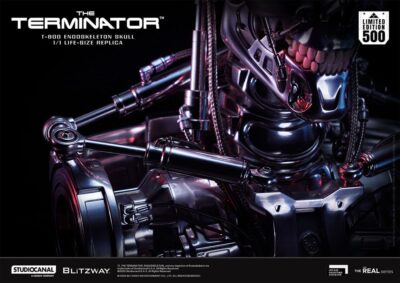 The Terminator The Real Series Life Size Bust T-800 Endoskeleton Skull 50 cm by Blitzway - immagine 13